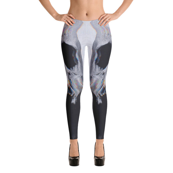 Wavy Skull // Leggings
