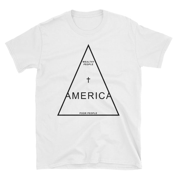 America // White // Short-Sleeve Unisex T-Shirt